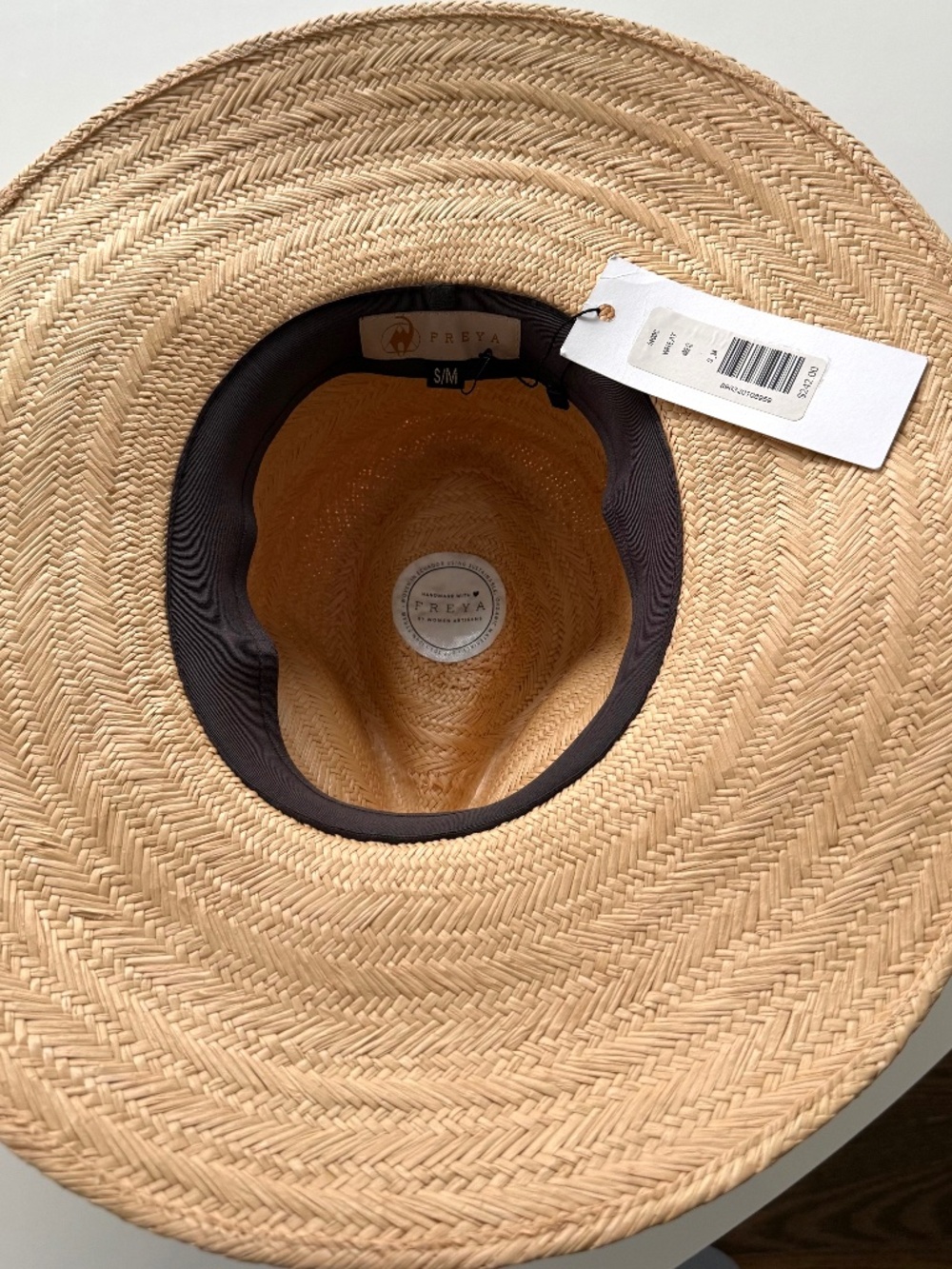 Veronica Beard Freya Wheat Hat S/M - Picture 5 of 6